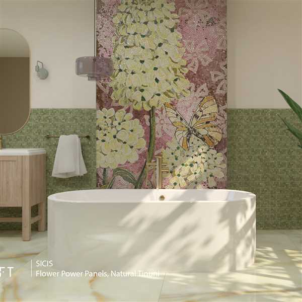 Sicis - Flower Power Panels, Natural Tinuni