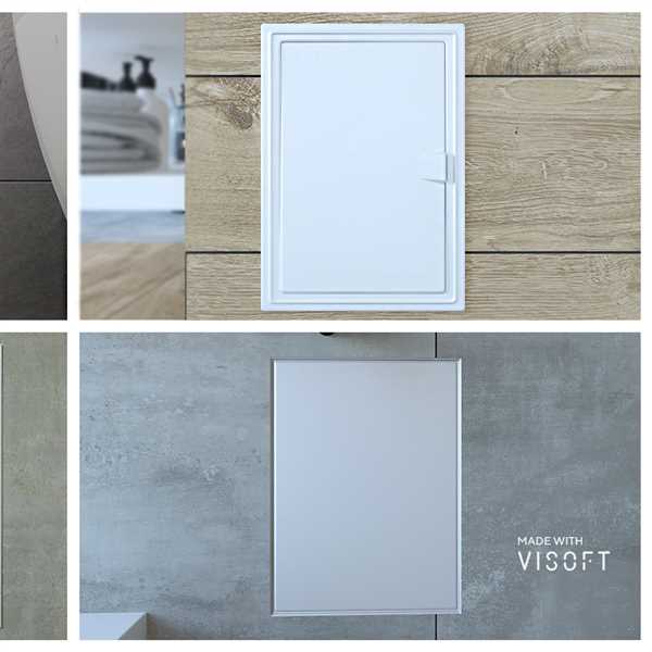 Visoft Bathroom- inspection hatches
