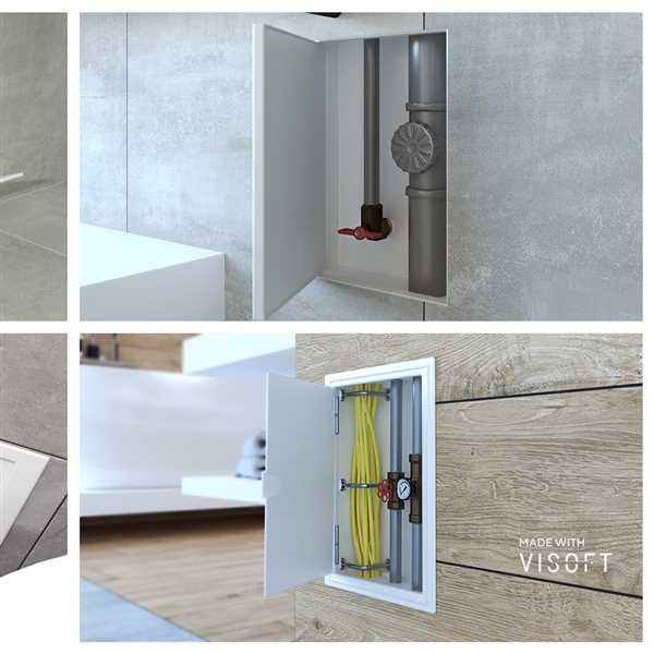 Visoft Bathroom- Inspection hatches