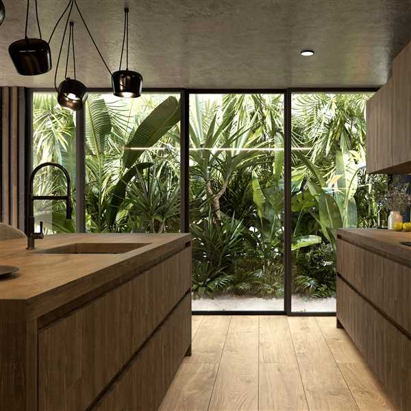 Jungle Kitchen with ViSoft Plants