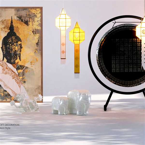 Visoft Decoration Eastern Style