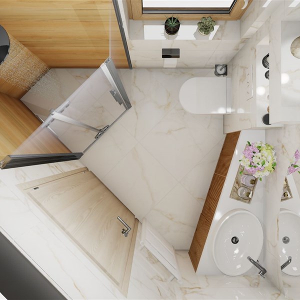 ASIMETRIC SECOND BATH