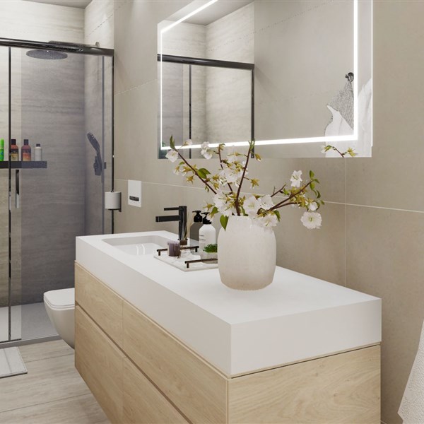 SUNNY HOUSE 1.ST FLOOR APP.  BATHROOM