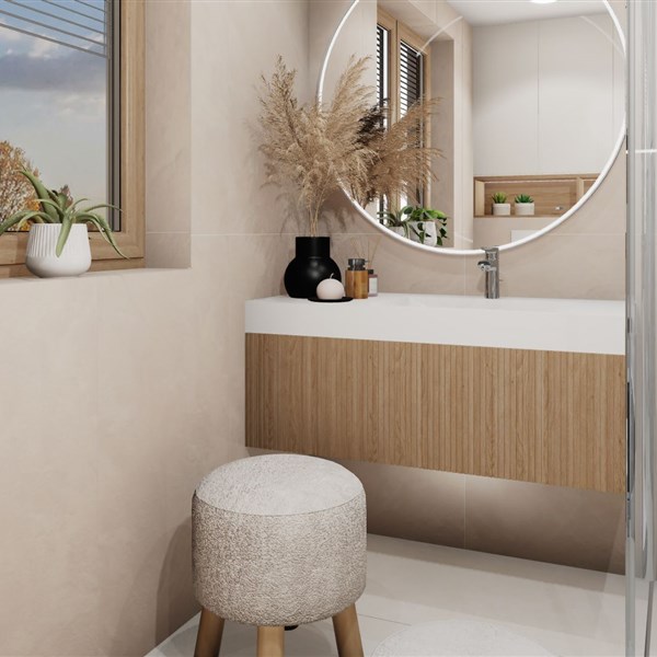 ROMANTIC SPARE BATHROOM