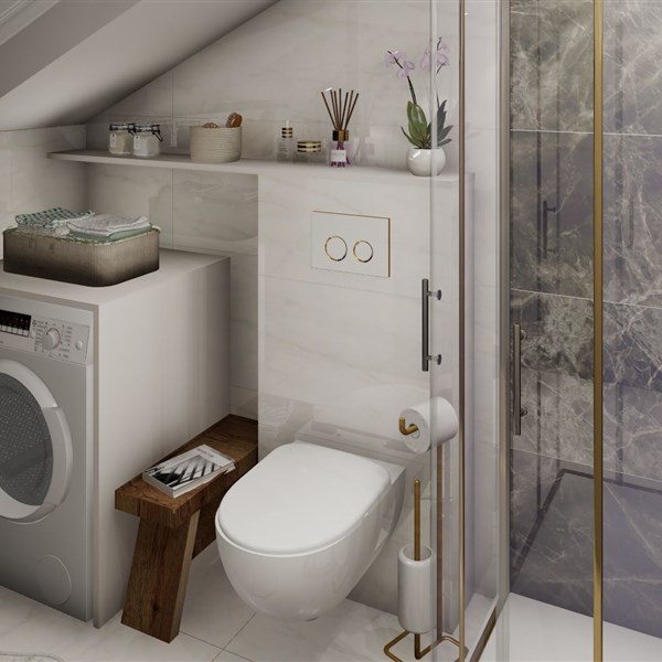 SMALL AND ELEGANT BATHROOM