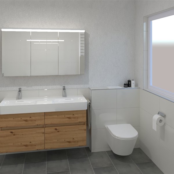 Ehret-Joos, zum Waschtisch und WC